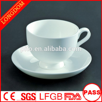 P & T chaozhou fábrica osso China chá conjunto, xícara de café elegante porcelana conjunto